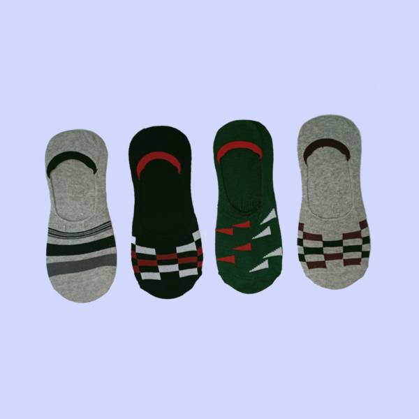 Pack of 3 Multicolor Branded Loafer Socks - Image 2