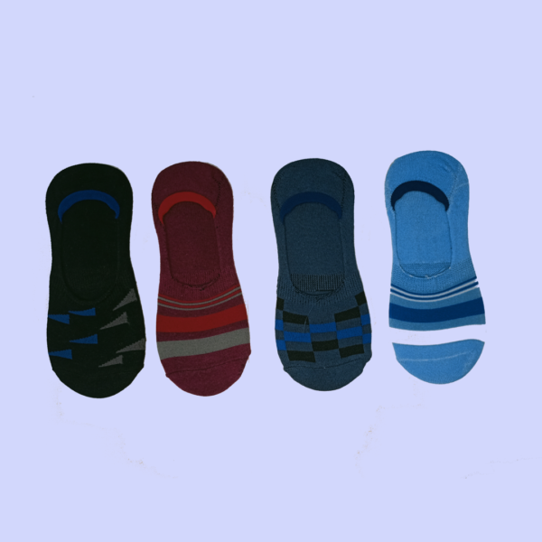 Pack of 3 Multicolor Branded Loafer Socks - Image 3