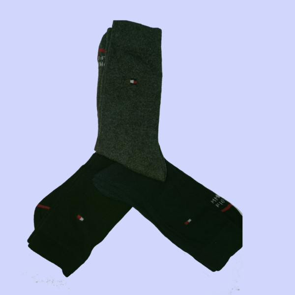 T-o-m-m-y H-i-l-f-i-g-e-r Pack of 3 Export-Leftover Men's Fashion Socks - Image 2