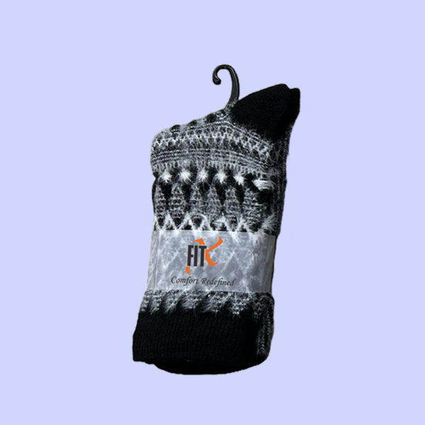 Fitx Women Rabbit Wool Winter Socks - Image 2