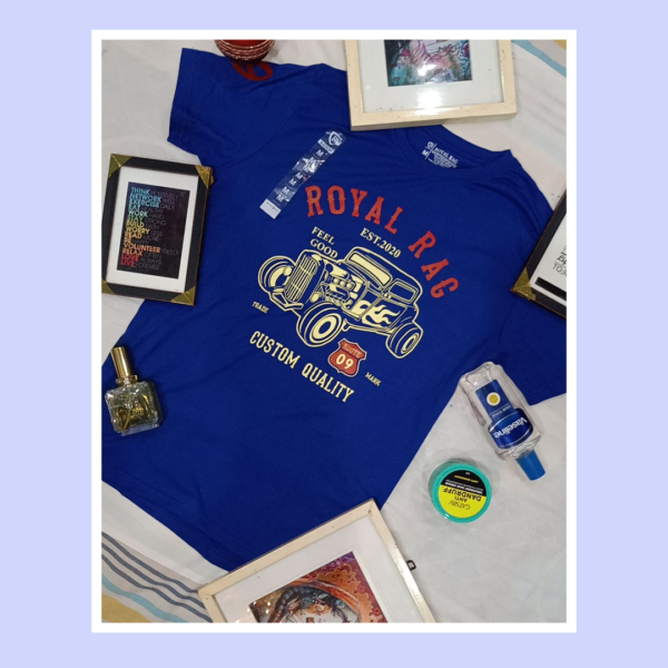 Royal Rag-T-Shirt-Blue - Image 2